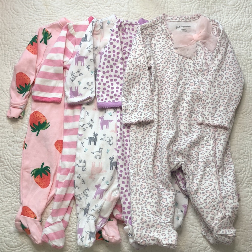 0-3 Month Pajama Bundle